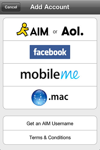 AIM for iPhone in 2010