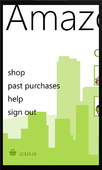 AmazonFresh for Windows Phone in 2012