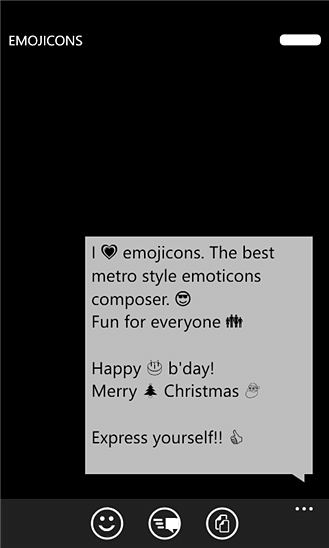 Emojicons for Windows Phone in 2012