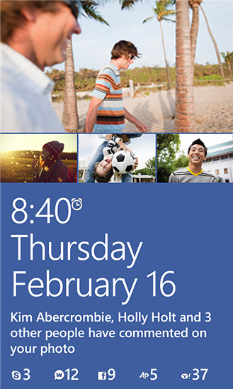 Facebook for Windows Phone in 2012