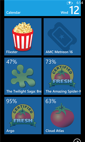 Flixster for Windows Phone in 2012