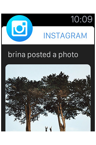 Instagram for Apple Watch in 2015