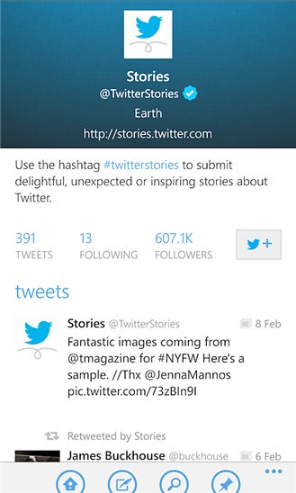 Twitter for Windows Phone in 2013