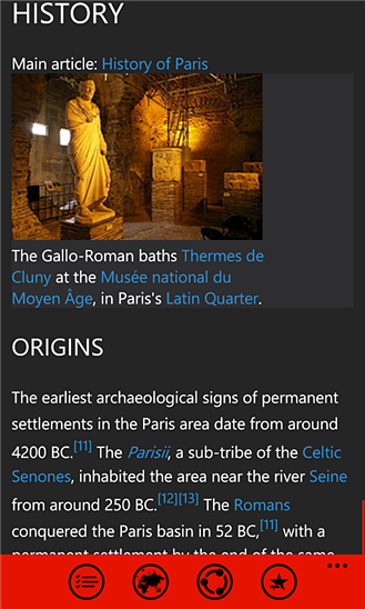Wikipedia for Windows Phone in 2013 – Paris – History