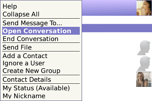 Yahoo! Messenger for BlackBerry in 2011 – Open Conversation