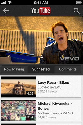 YouTube for iPhone in 2012