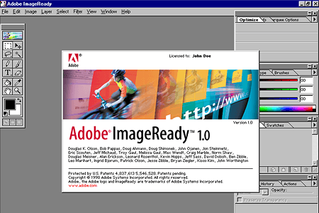 Adobe ImageReady 1.0