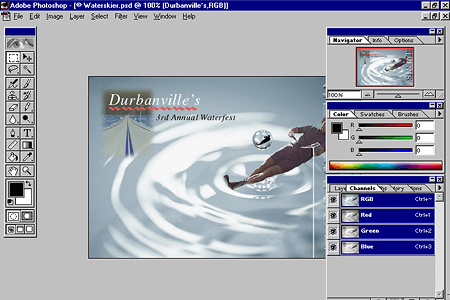 Adobe Photoshop 5.0 – Channels
