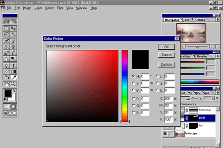 Adobe Photoshop 5.0 – Color Picker