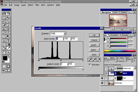Adobe Photoshop 5.0 – Levels