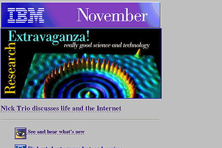 IBM website in 1994