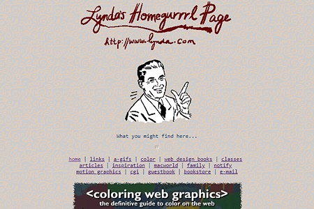 Lynda.com website in 1996