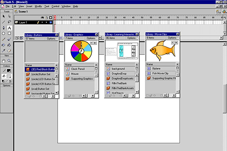 Macromedia Flash 5.0 – Libraries