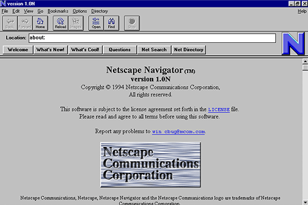 Netscape Navigator 1.0