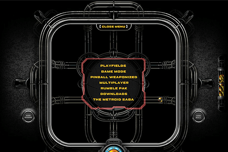 Nintendo - Metroid Prime: Pinball flash website in 2005