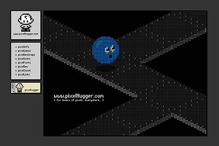 pixelHugger website in 2002