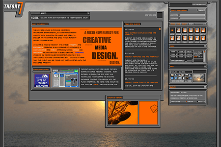 Theory7 flash website in 2001